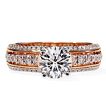 Tri-Stack Lab Grown Diamond Rings