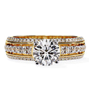 Tri-Stack Lab Grown Diamond Rings
