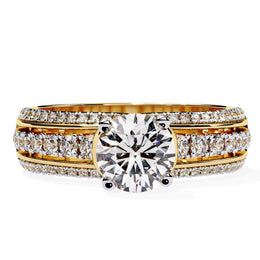 Tri-Stack Lab Grown Diamond Rings