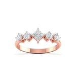 Floral Coronet Diamond  Ring