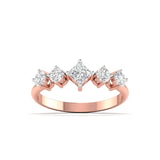 Floral Coronet Diamond  Ring