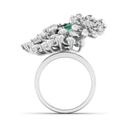 Twistleaf Cocktail Diamond Ring