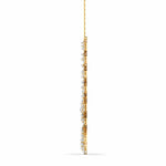 Floral & Geometric Diamond Necklace