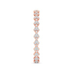 Floral Motif Diamond Bangle