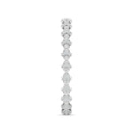 Floral Motif Diamond Bangle