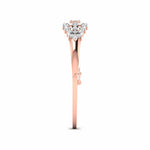 Floral Pattern Diamond Bangle