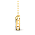 Flowing Diamond Pendant