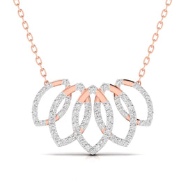 Flowing Diamond Pendant