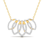 Flowing Diamond Pendant