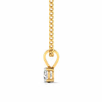 Elegant  Diamond Solitaire Pendant