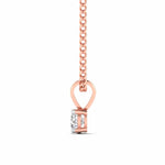 Elegant  Diamond Solitaire Pendant