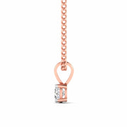 Elegant  Diamond Solitaire Pendant