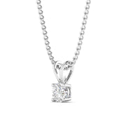 Elegant  Diamond Solitaire Pendant