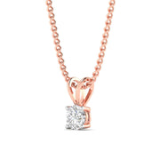 Elegant  Diamond Solitaire Pendant