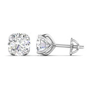 2.1 Carat Each Diamond Earring