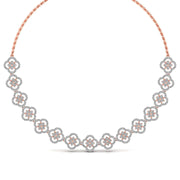 Garden Of Flowers Diamond Necklace