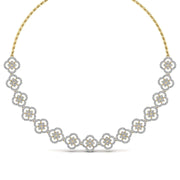 Garden Of Flowers Diamond Necklace