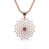 Geometric Bloom Pendant