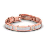 Men's Geometric Diamond Bracelet