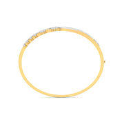 Minimalist Geometric Diamond Bangle