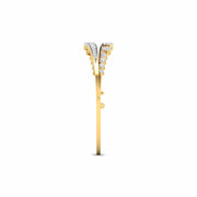 Minimalist Geometric Diamond Bangle