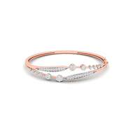 Minimalist Geometric Diamond Bangle
