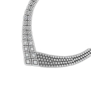 Geometric Link Diamond Necklace