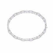 Geometric Diamond Tennis Bracelet
