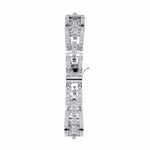 Geometric Diamond Tennis Bracelet