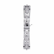 Geometric Diamond Tennis Bracelet