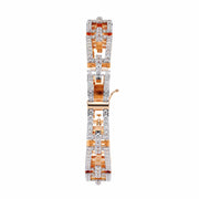 Geometric Diamond Tennis Bracelet