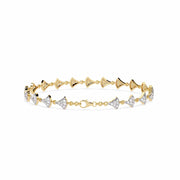 Glimmering Kite Diamond Bracelet