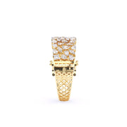 Glorious Floral Diamond Bangle