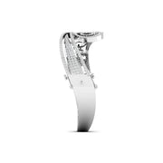 Diamond Swirl Bangle