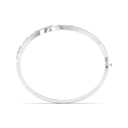Diamond Swirl Bangle