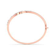 Diamond Swirl Bangle