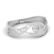 Diamond Swirl Bangle