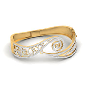 Diamond Swirl Bangle
