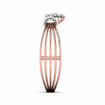 Gold Minimalist Diamond Bangle