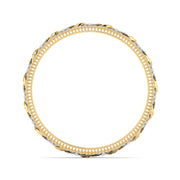 Geometric Lab Grown Diamond Bangle Pair