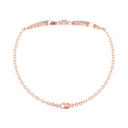 Gold Diamond Circle Band