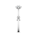 Dazzling Gold Diamond Cluster Bangle