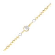 Contemporary Diamond Circle Bracelet