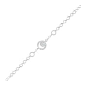 Contemporary Diamond Circle Bracelet