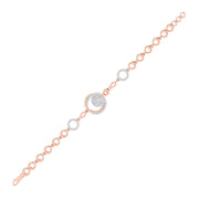 Contemporary Diamond Circle Bracelet