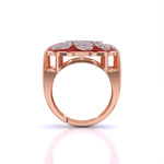 Gold & Diamond Traditional Cocktail Ring