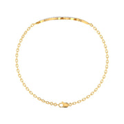 Gold Leaf Diamond Bracelet