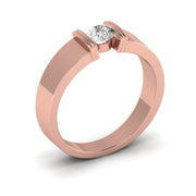 Solitaire Men's Diamond Band