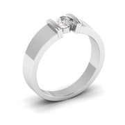Solitaire Men's Diamond Band