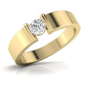 Solitaire Men's Diamond Band